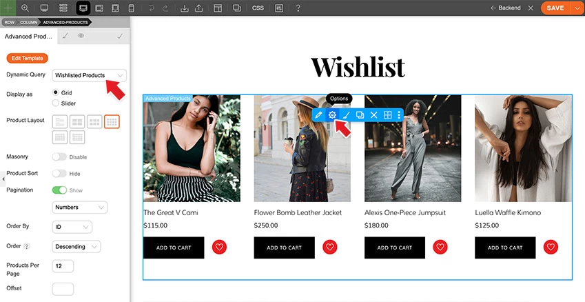Wishlisted Products