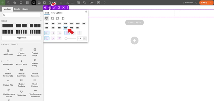 New product single template