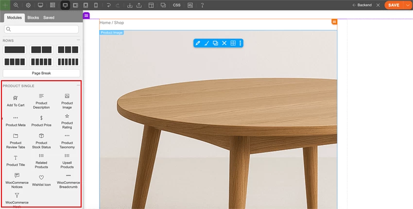 WooCommerce Breadcrumb