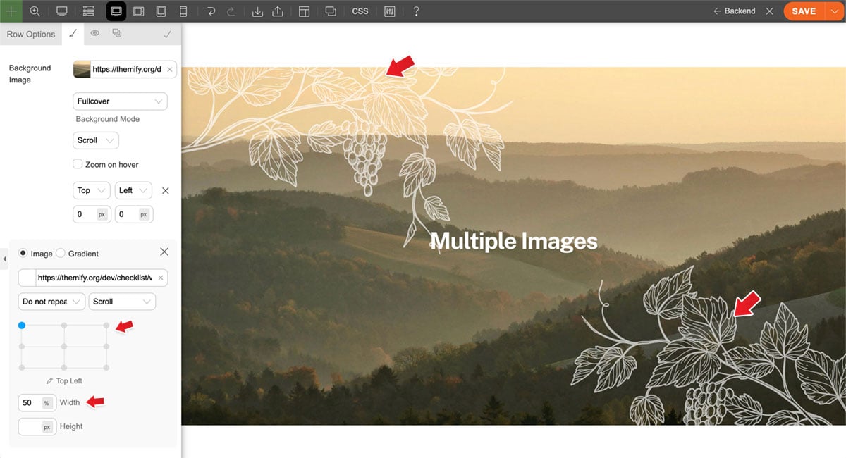 Multiple images